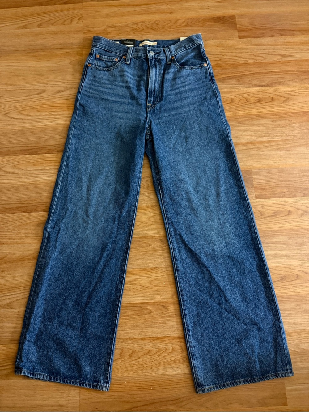 LEVI’S RIBCAGE STRAIGHT ANKLE PREMIUM Big E Jeans Women Size W29 L32